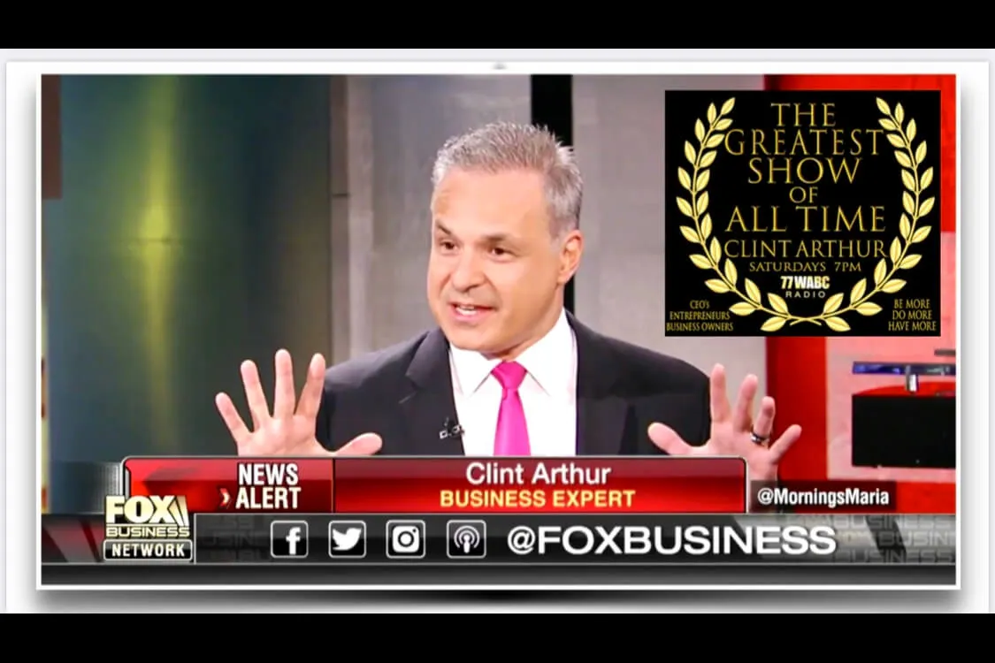 TV guest discussing business topics