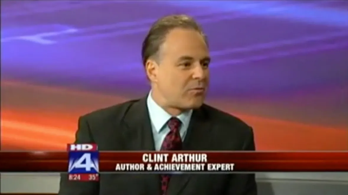 Man speaking on television show