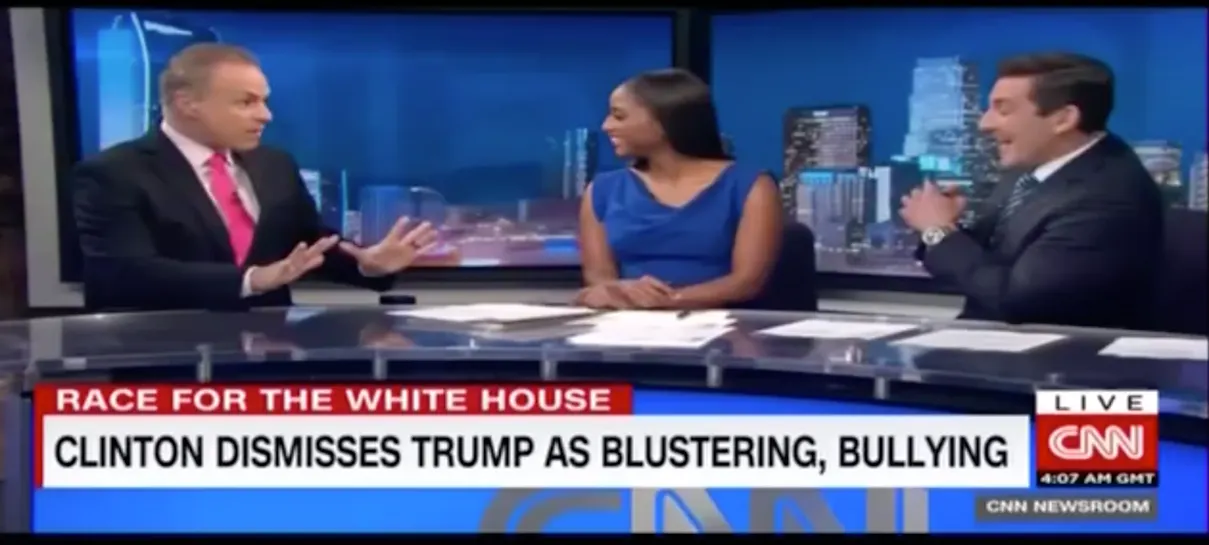 News anchors discuss political headlines on CNN