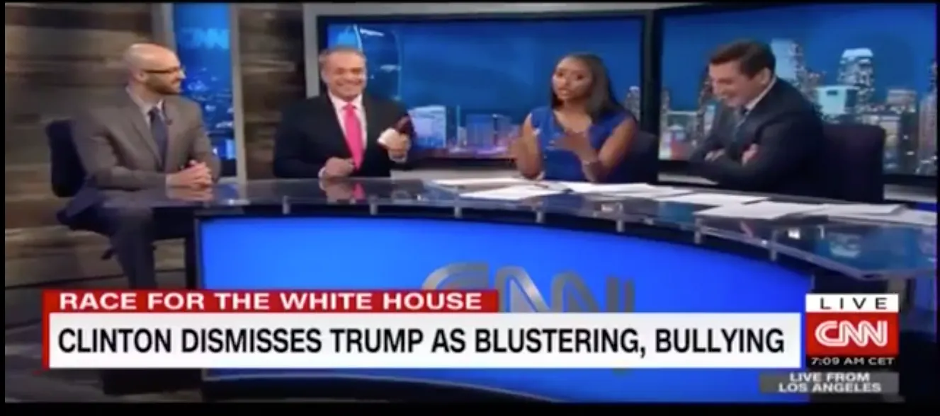 News panel discussing political topic on CNN