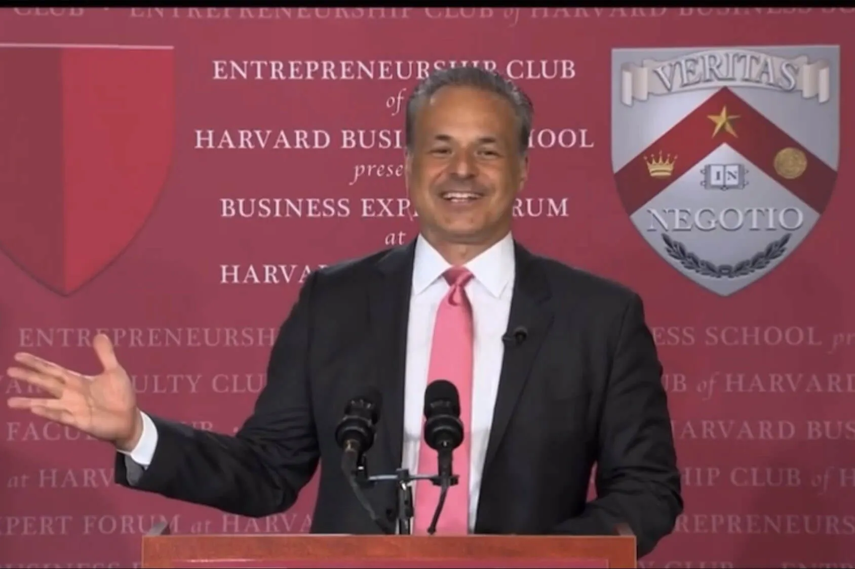 Speaker at Harvard Business School event
